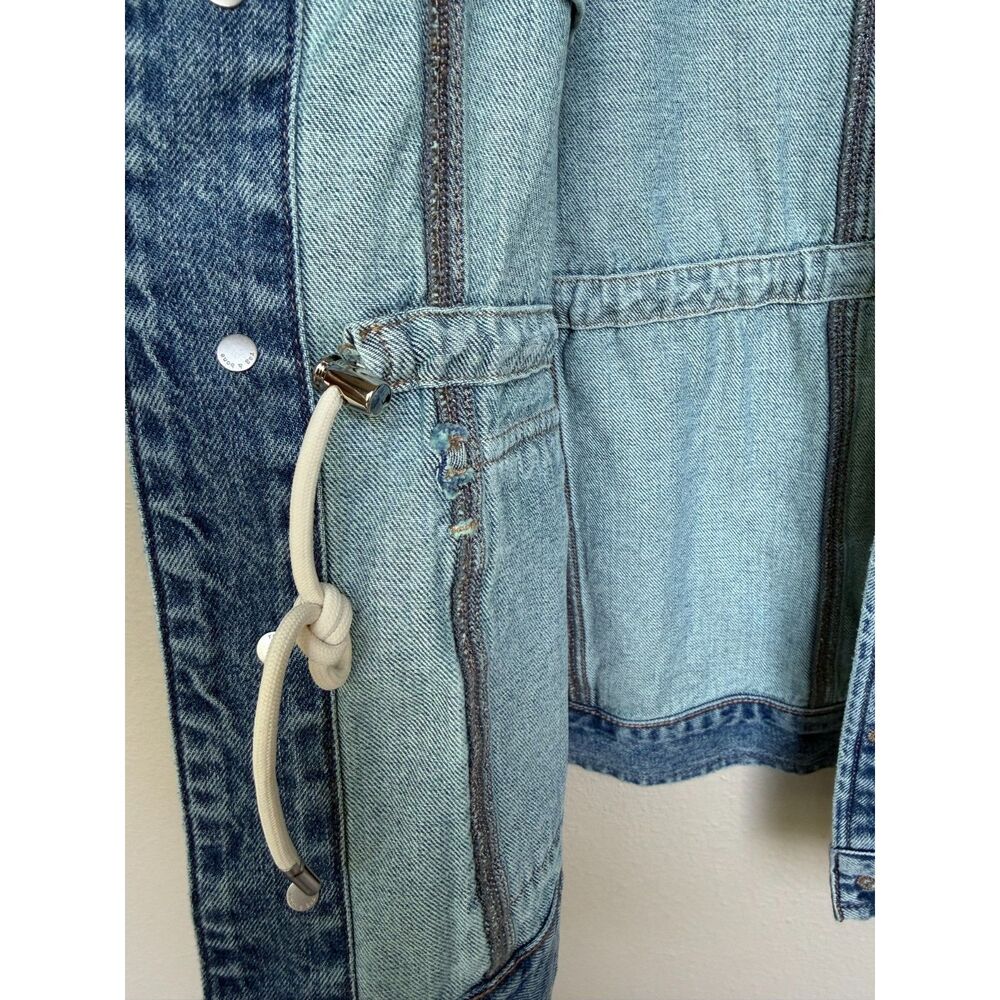 NWOT Rag & Bone Amy Cinched Denim Jacket Sz M - Picture 5 of 6